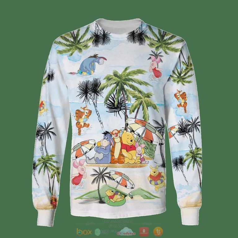 Winnie-The-Pooh-Friends-Summer-Time-3D-Shirt-Hoodie-2
