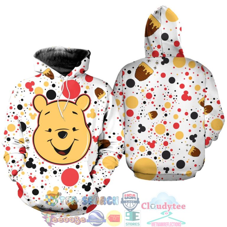 Winnie-The-Pooh-Polkadot-Pattern-Disney-Hoodie-3D-1