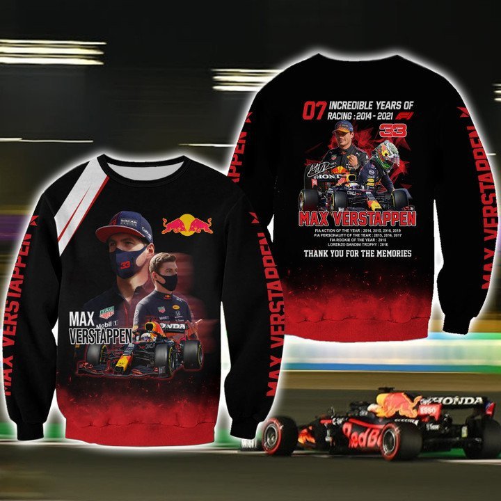 World-Champion-7-Incredible-Years-F1-Max-Verstappen-3D-Shirt-Hoodie-3