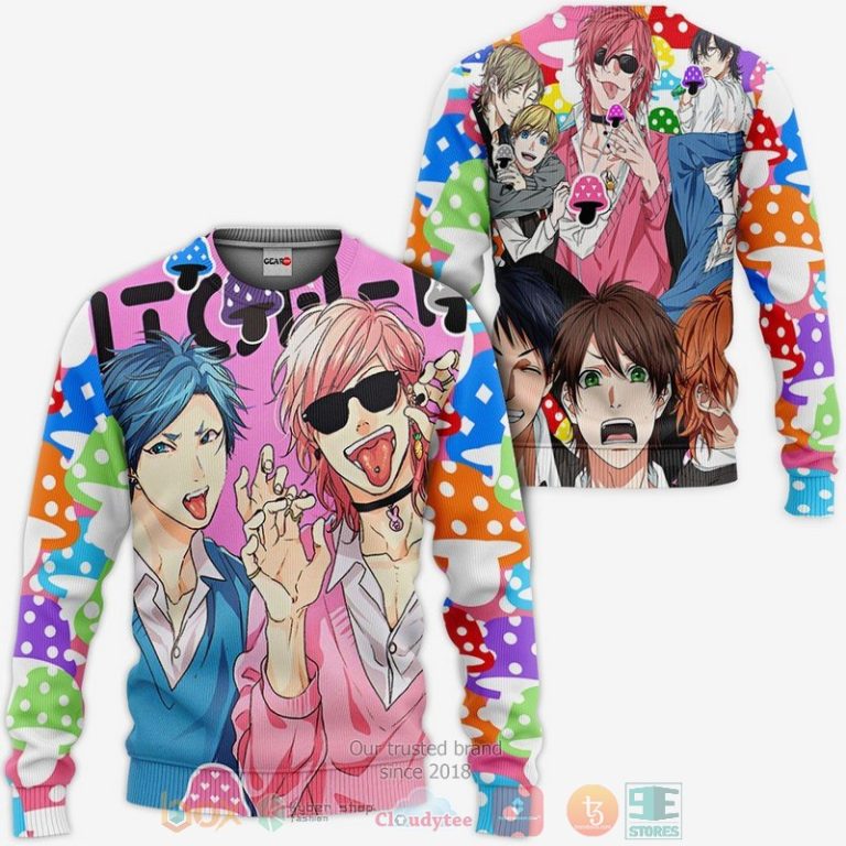 Yarichin-Bitch-Club-Anime-For-Fan-3D-Hoodie-Bomber-Jacket-2
