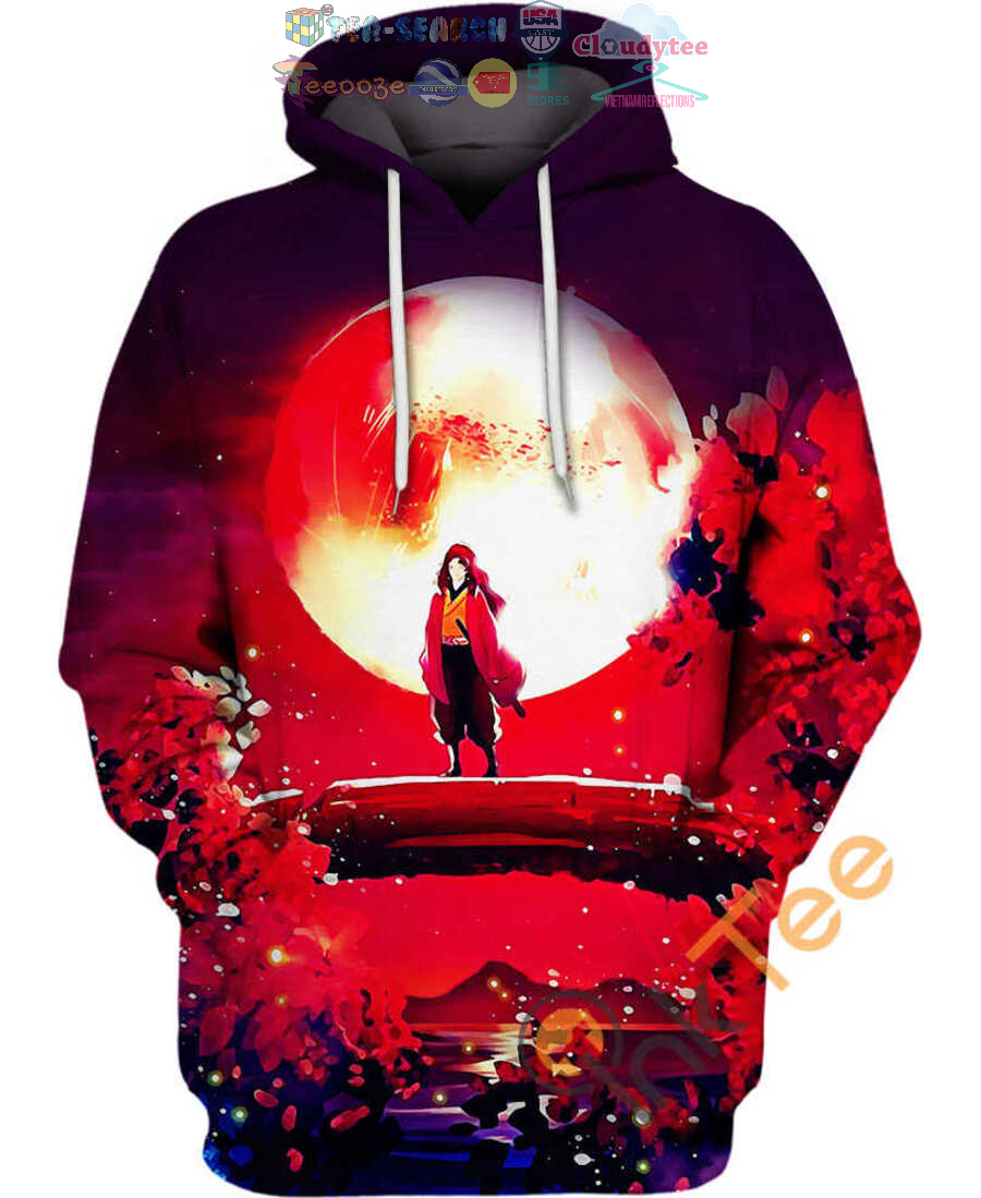 Yoriichi Tsugikuni Demon Slayer Hoodie 3D Yoriichi Tsugikuni Demon Slayer Hoodie 3D