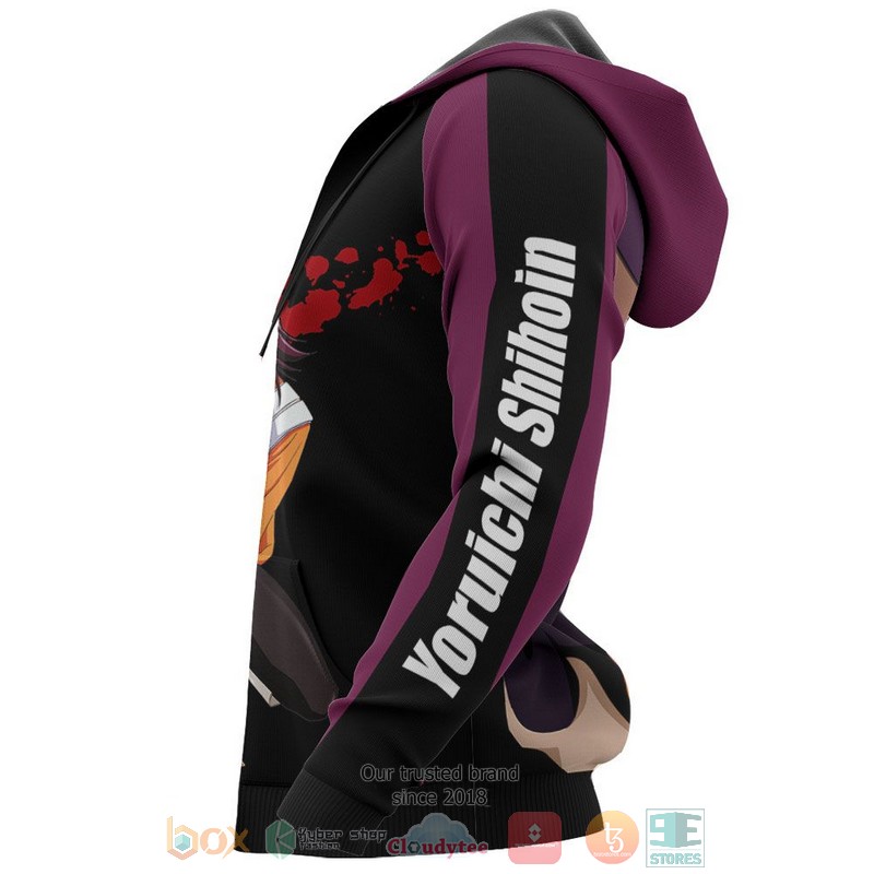Yoruichi Shihoin Bleach Anime 3D Hoodie Yoruichi Shihoin Bleach Anime 3D Hoodie