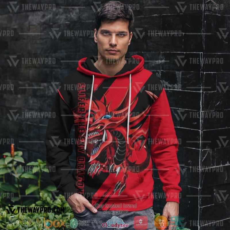 Yu Gi Oh Slifer The Sky Dragon Hoodie Yu Gi Oh Slifer The Sky Dragon Hoodie