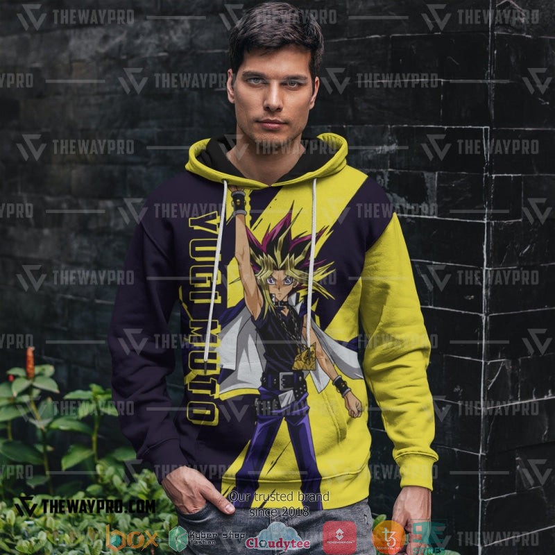 Yu Gi Oh Yugi Muto Yellow Hoodie Yu Gi Oh Yugi Muto Yellow Hoodie