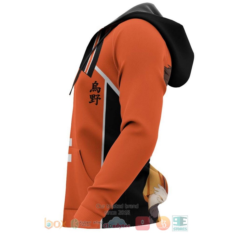 Yu Nishinoya Karasuno Haikyuu Anime Costume 3D Hoodie Yu Nishinoya Karasuno Haikyuu Anime Costume 3D Hoodie