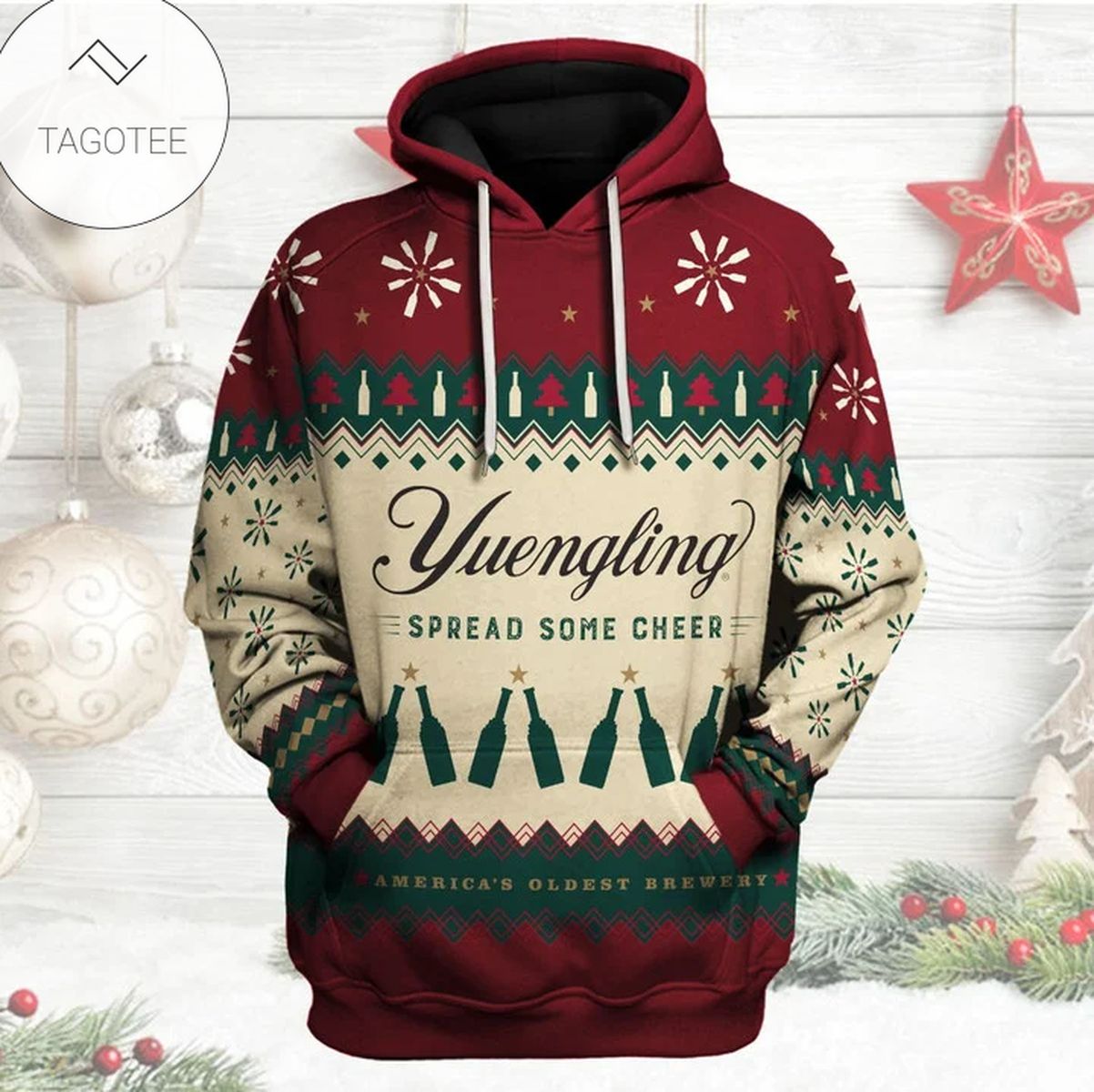 Yuengling Spread Some Cheer Christmas Hoodie Yuengling Spread Some Cheer Christmas Hoodie