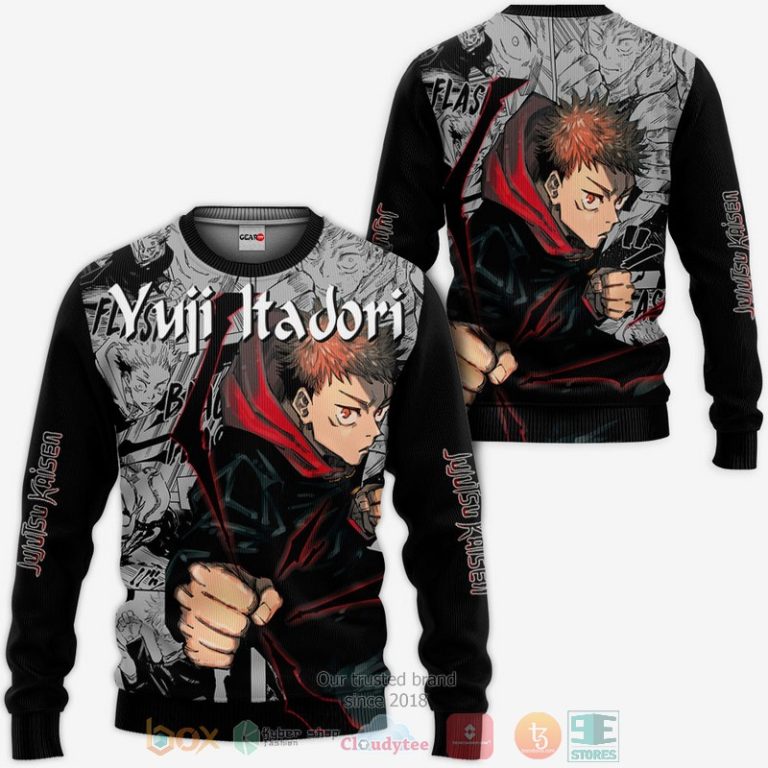 Yuji-Itadori-Jujutsu-Kaisen-Anime-Manga-Style-3D-Hoodie-Bomber-Jacket-2
