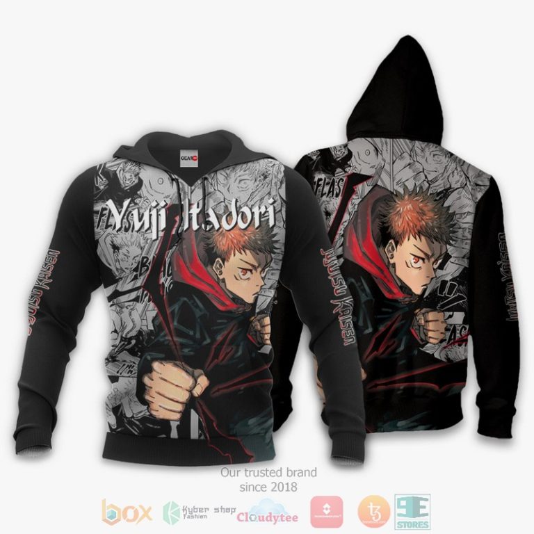 Yuji-Itadori-Jujutsu-Kaisen-Anime-Manga-Style-3D-Hoodie-Bomber-Jacket-3