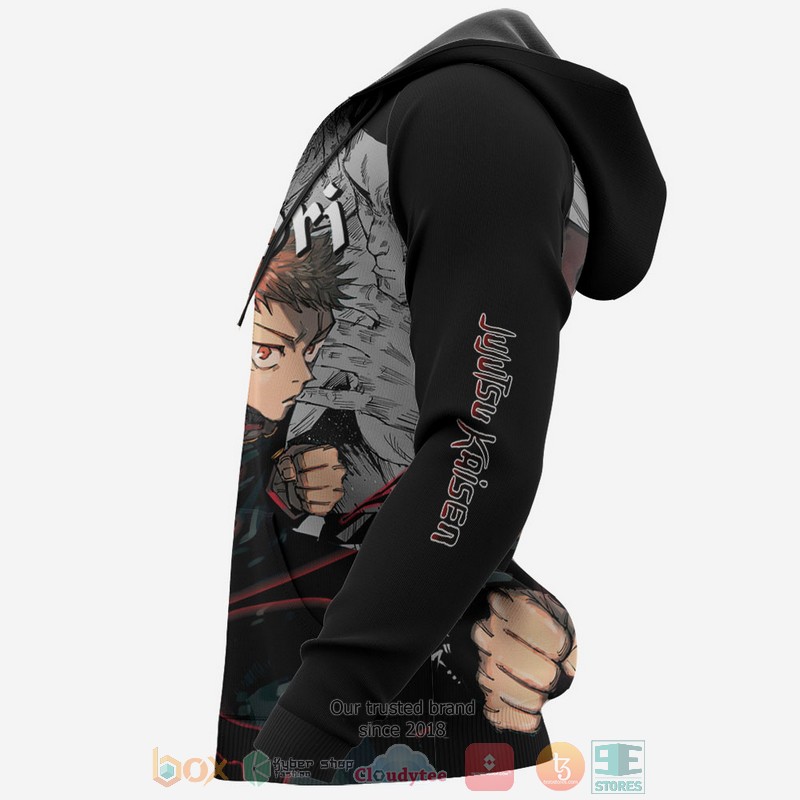 Yuji Itadori Jujutsu Kaisen Anime Manga Style 3D Hoodie Yuji Itadori Jujutsu Kaisen Anime Manga Style 3D Hoodie