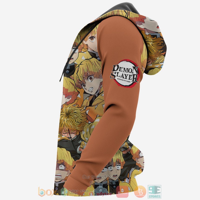 Zenitsu Agatsuma Kimetsu Anime 3D Hoodie Zenitsu Agatsuma Kimetsu Anime 3D Hoodie