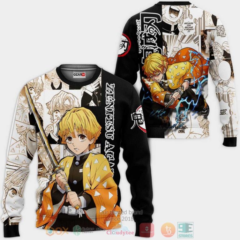 Zenitsu-Agatsuma-Kimetsu-Anime-Manga-Style-3D-Hoodie-Bomber-Jacket-2
