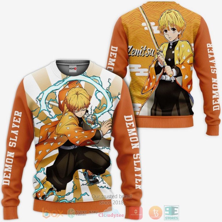 Zenitsu-Agatsuma-Kimetsu-Anime-Orange-3D-Hoodie-Bomber-Jacket-3