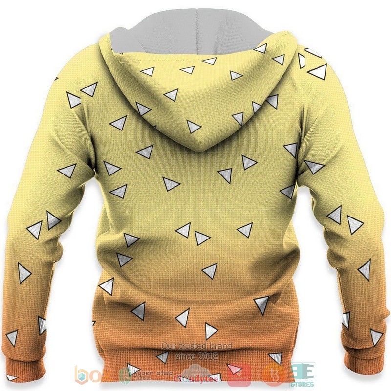 Zenitsu Costume Kimetsu Anime 3D Hoodie Zenitsu Costume Kimetsu Anime 3D Hoodie
