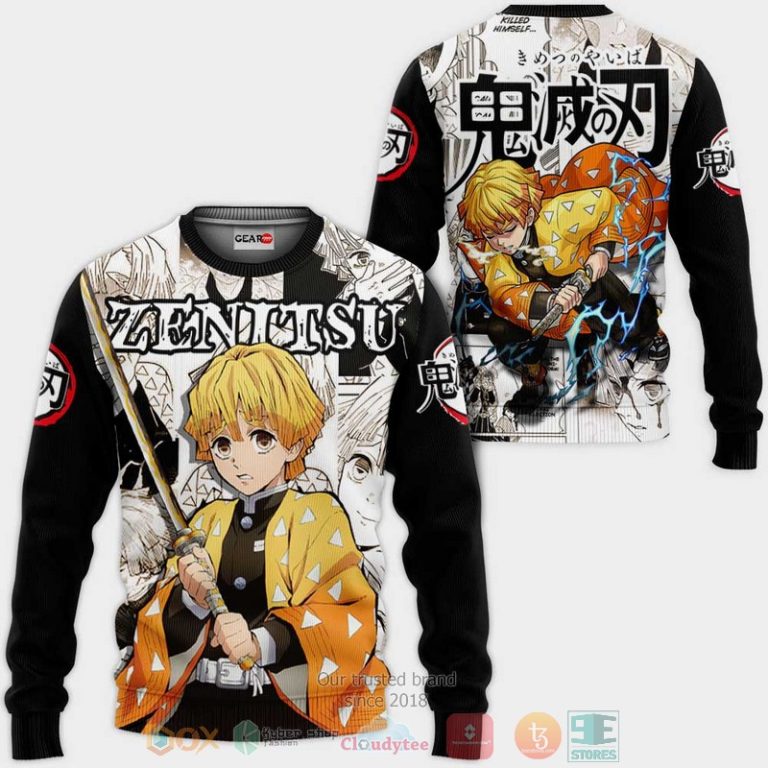 Zenitsu-Kimetsu-Anime-Manga-Style-3D-Hoodie-Bomber-Jacket-2