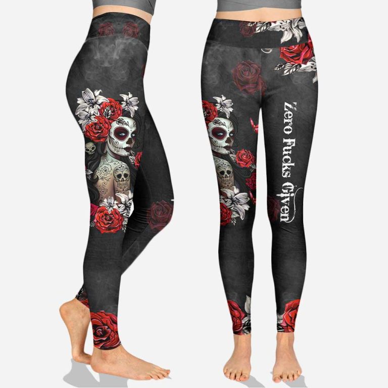 Zero-Fuckes-Given-Skull-Rose-Personalized-All-Over-Printed-Hoodie-And-Leggings-3