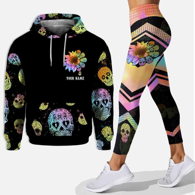 Zero-Fuckes-Given-Skull-Sunflower-Personalized-All-Over-Printed-Hoodie-And-Leggings-1