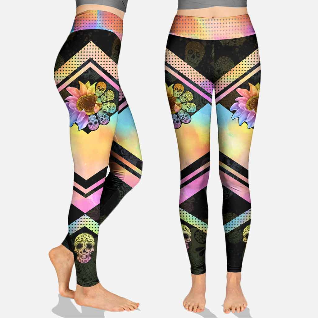 Zero Fuckes Given Skull Sunflower Personalized All Over Printed Hoodie And Leggings Zero Fuckes Given Skull Sunflower Personalized All Over Printed Hoodie And Leggings