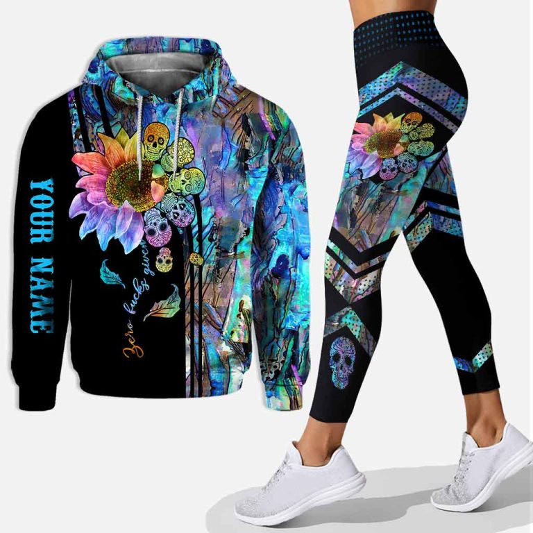 Zero-Fuckes-Given-Sunflower-Skull-Personalized-All-Over-Printed-Hoodie-And-Leggings-1