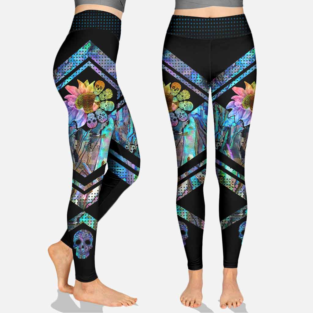 Zero Fuckes Given Sunflower Skull Personalized All Over Printed Hoodie And Leggings Zero Fuckes Given Sunflower Skull Personalized All Over Printed Hoodie And Leggings