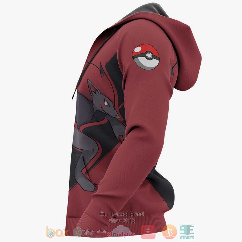 Zoroark Anime Pokemon 3D Hoodie Zoroark Anime Pokemon 3D Hoodie